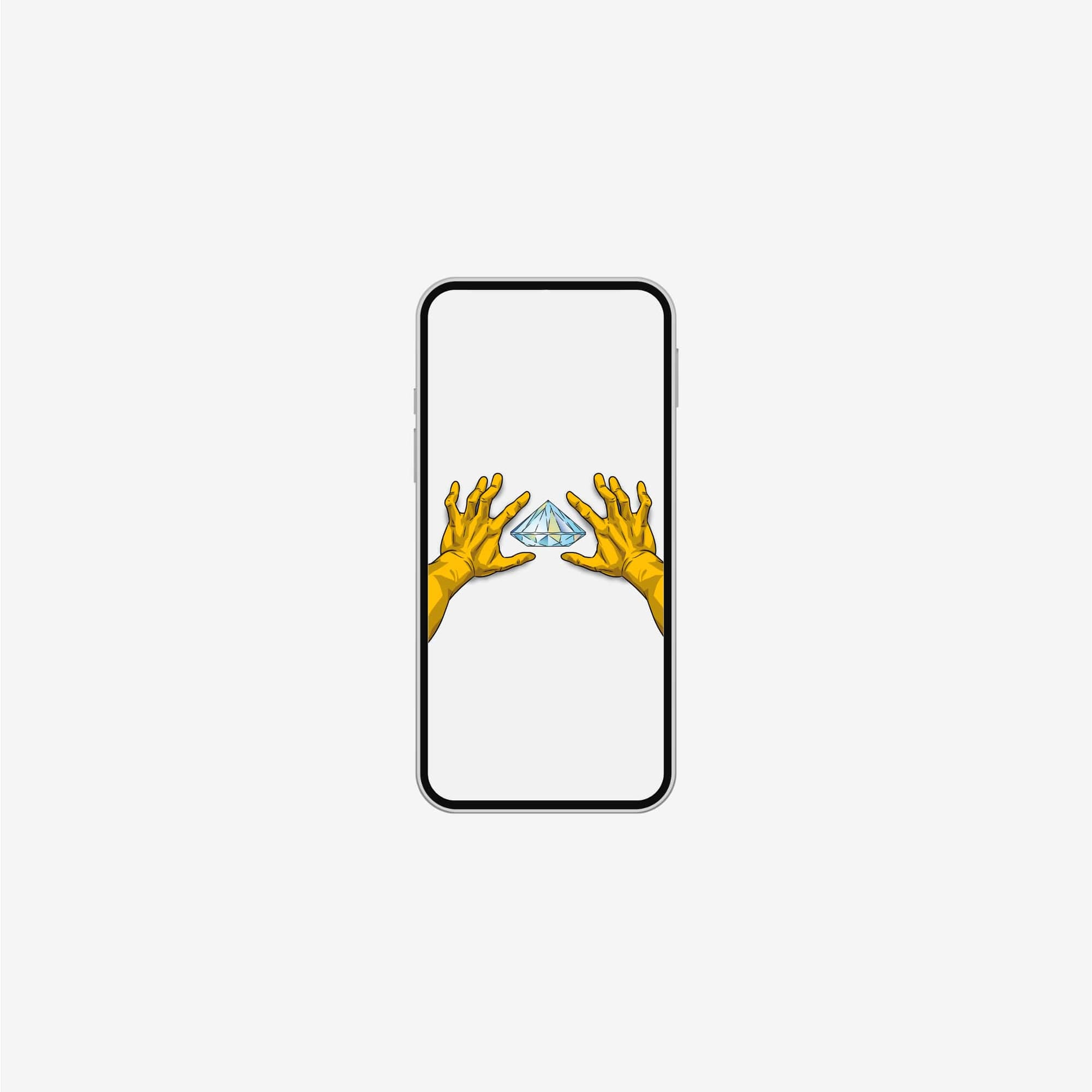 Diamond Push-Ups - Digital Wallpaper