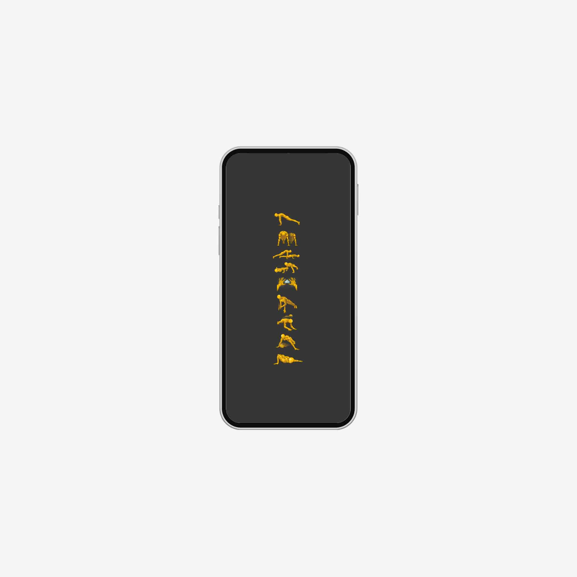 Nine Push-Ups - Digital Wallpaper