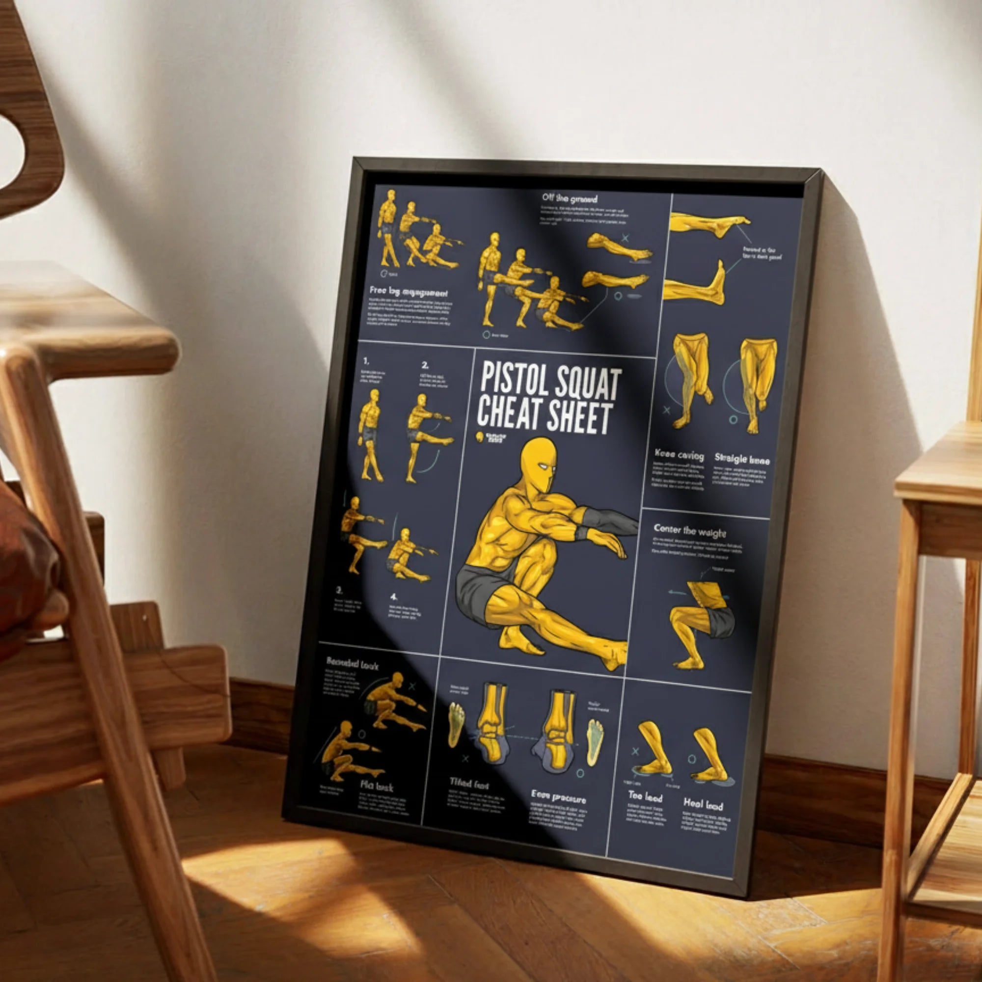 Pistol Squat Cheat Sheet
